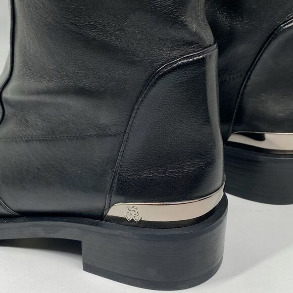 Stuart Weitzman Bold SW Logo Slouch Boots size 6.5 - Picture 8 of 14